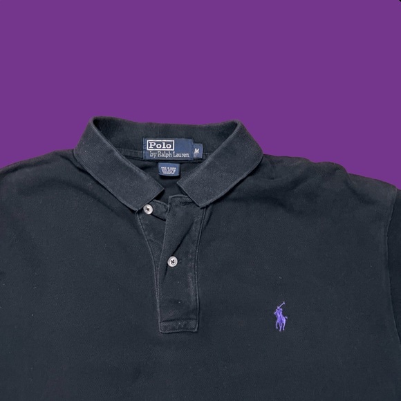 Black Ralph Lauren Polo Shirt - Picture 3 of 4